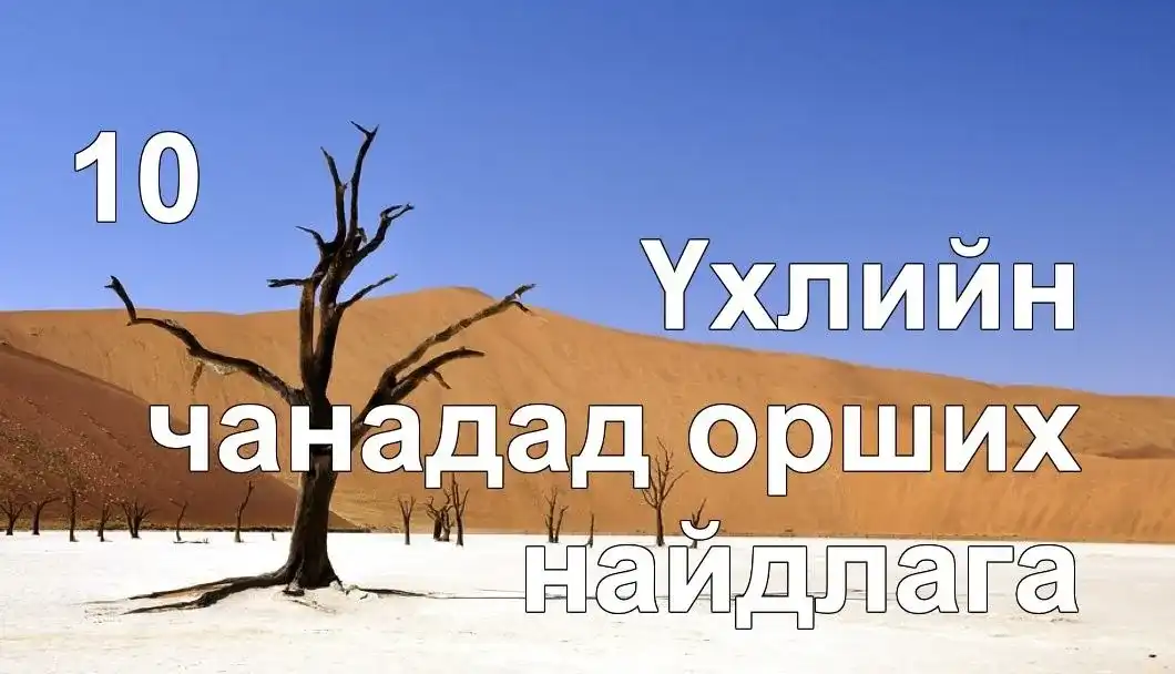 Үхлийн чанадад орших найдлага
