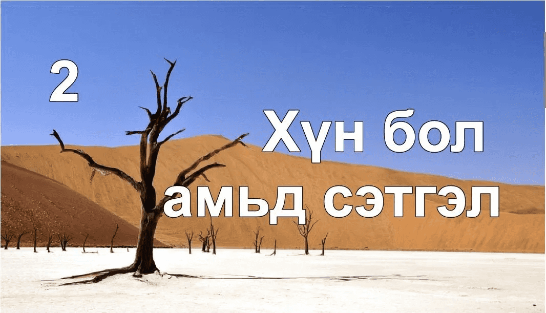 Хүн бол амьд сэтгэл